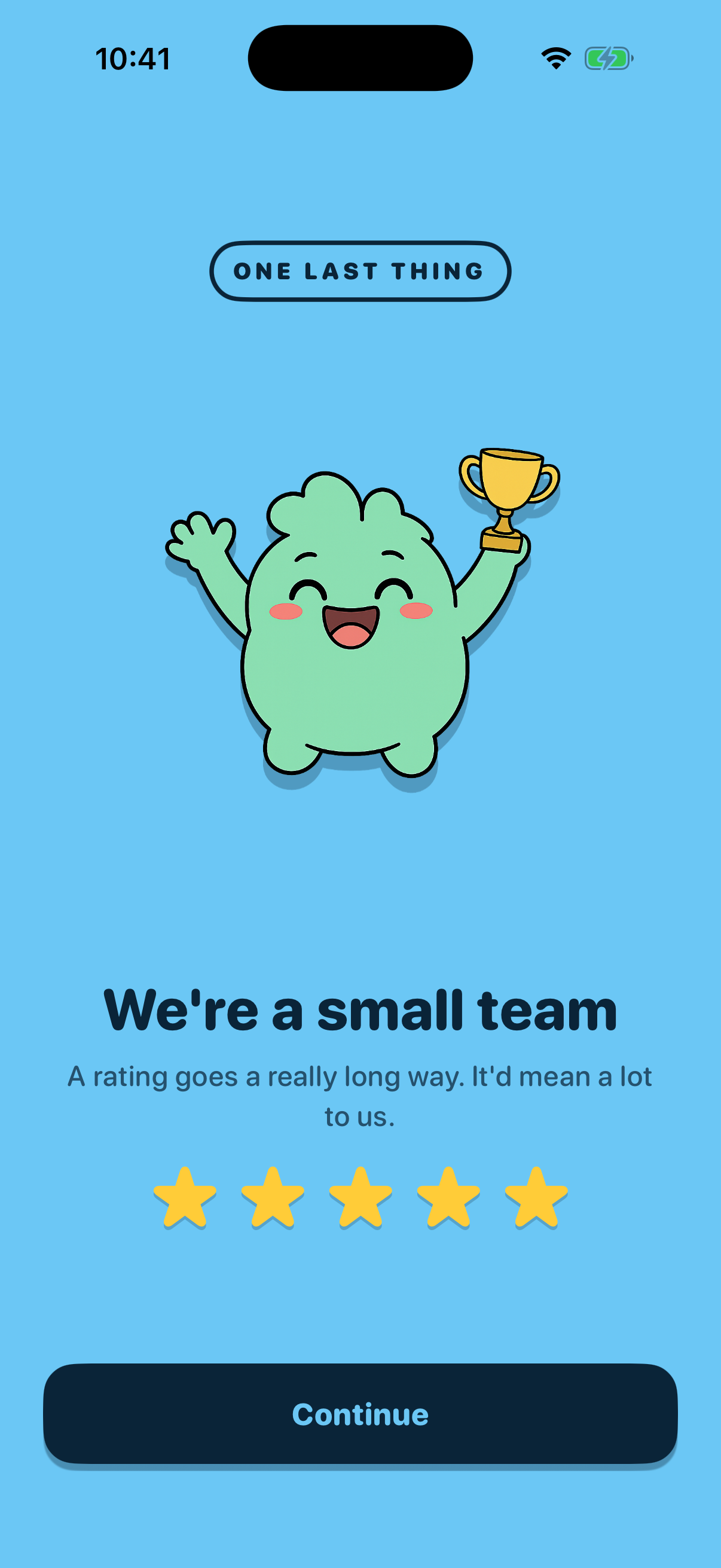 App Store Review screen capture