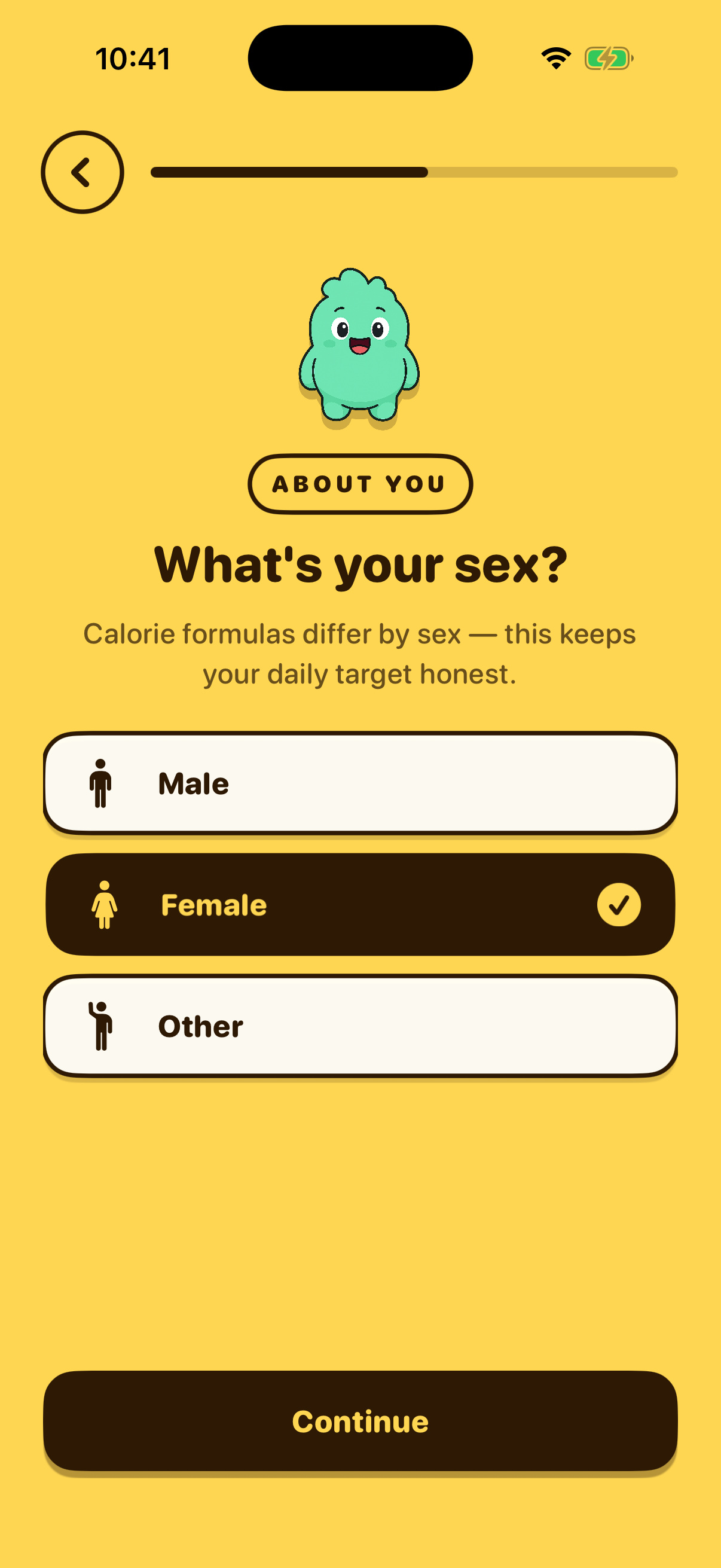 Gender screen capture