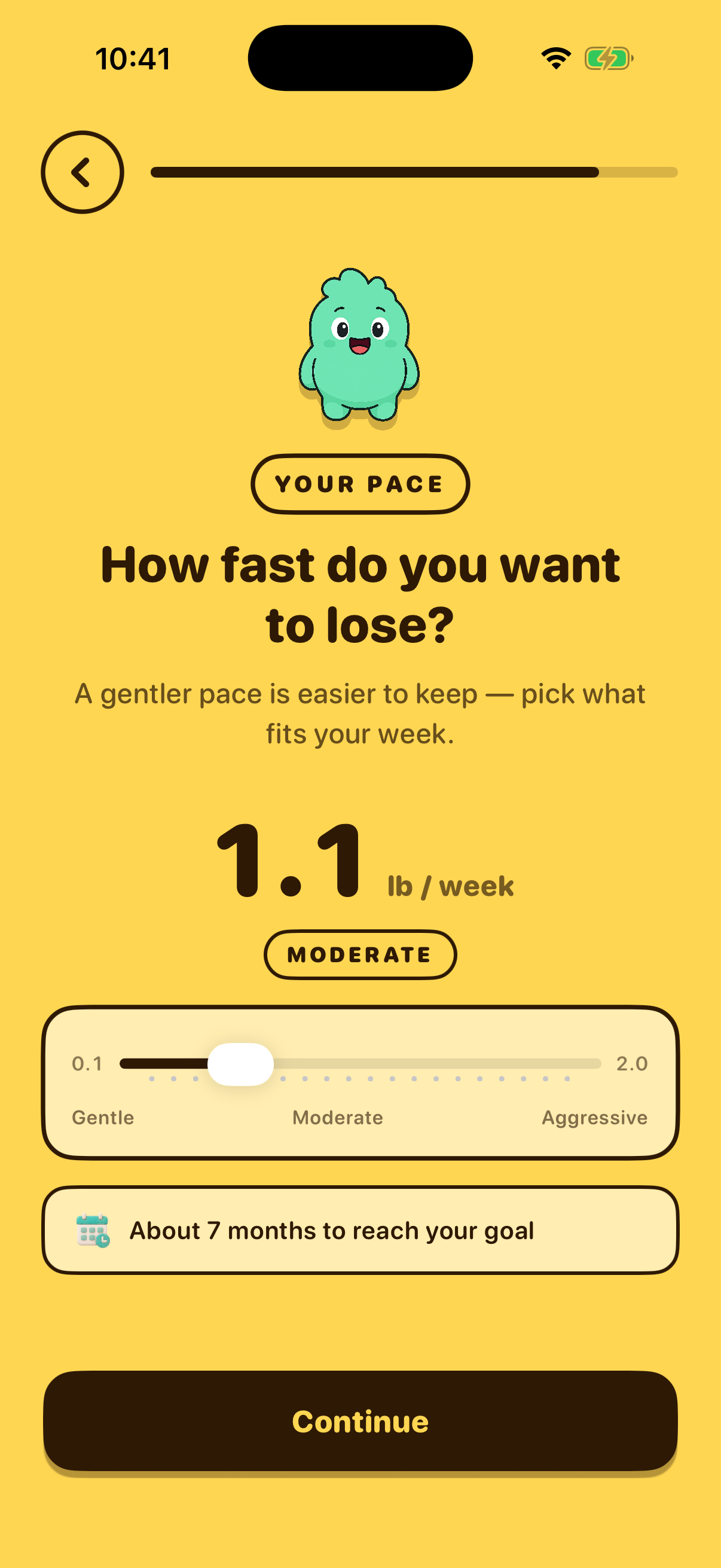 Weight Pace screen capture
