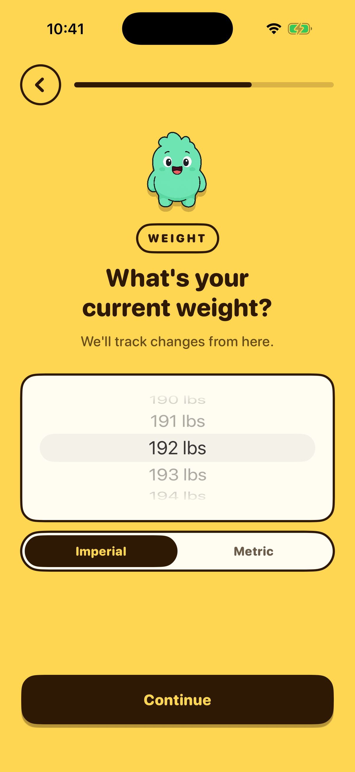 Weight screen capture